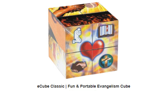 simple evangelism tool called the EvangeCube
