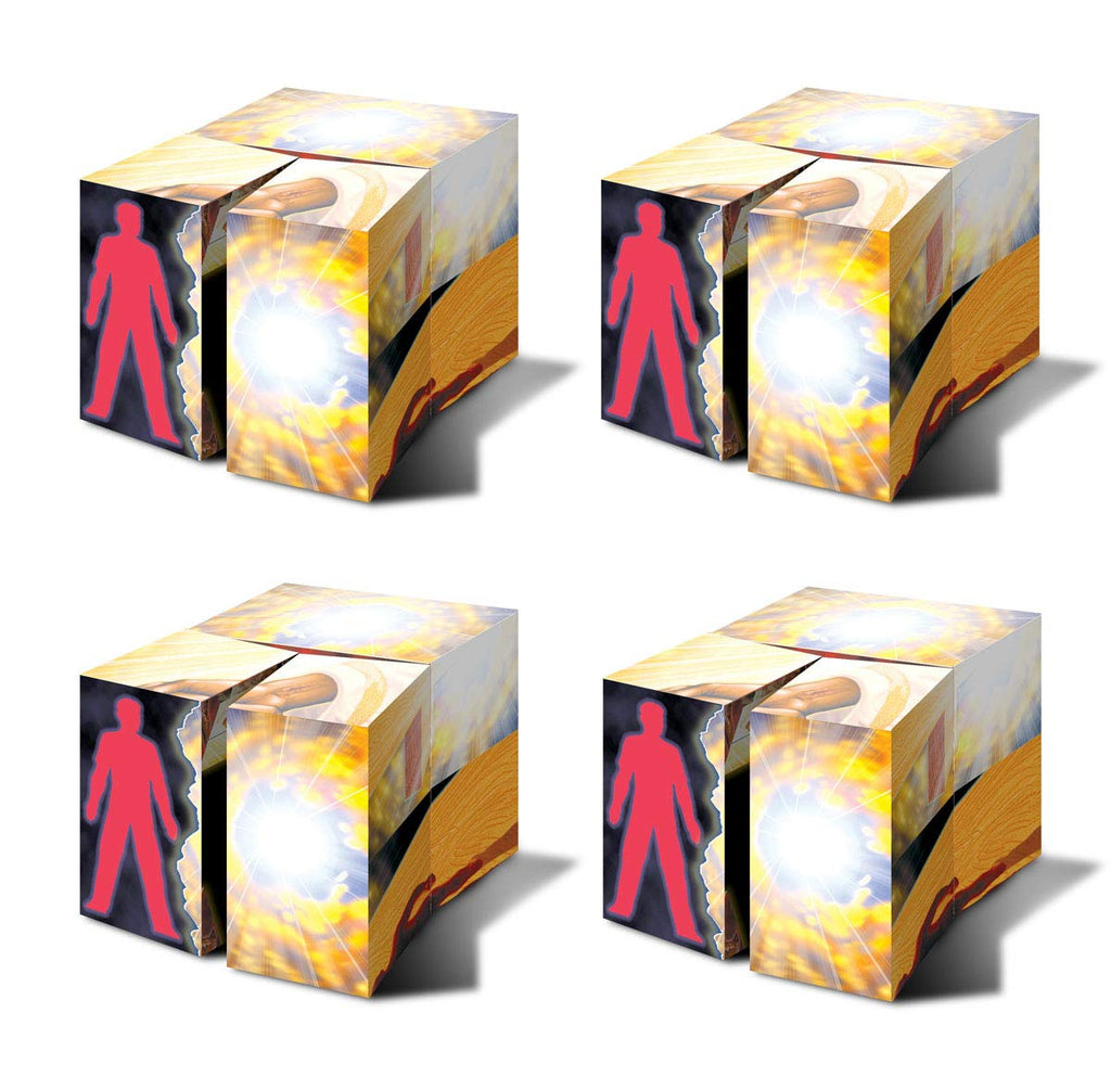 4 Pack of The Gospel Sharing Evangecube by E3 Resources
