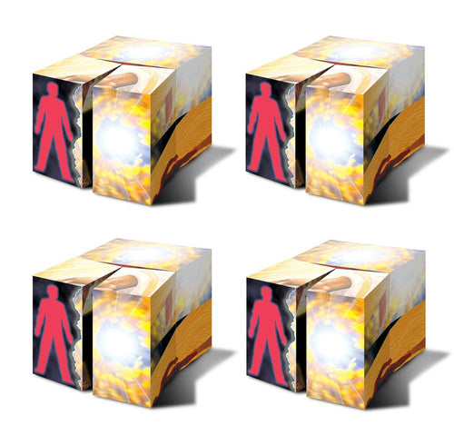 4 Pack of The Gospel Sharing Evangecube by E3 Resources